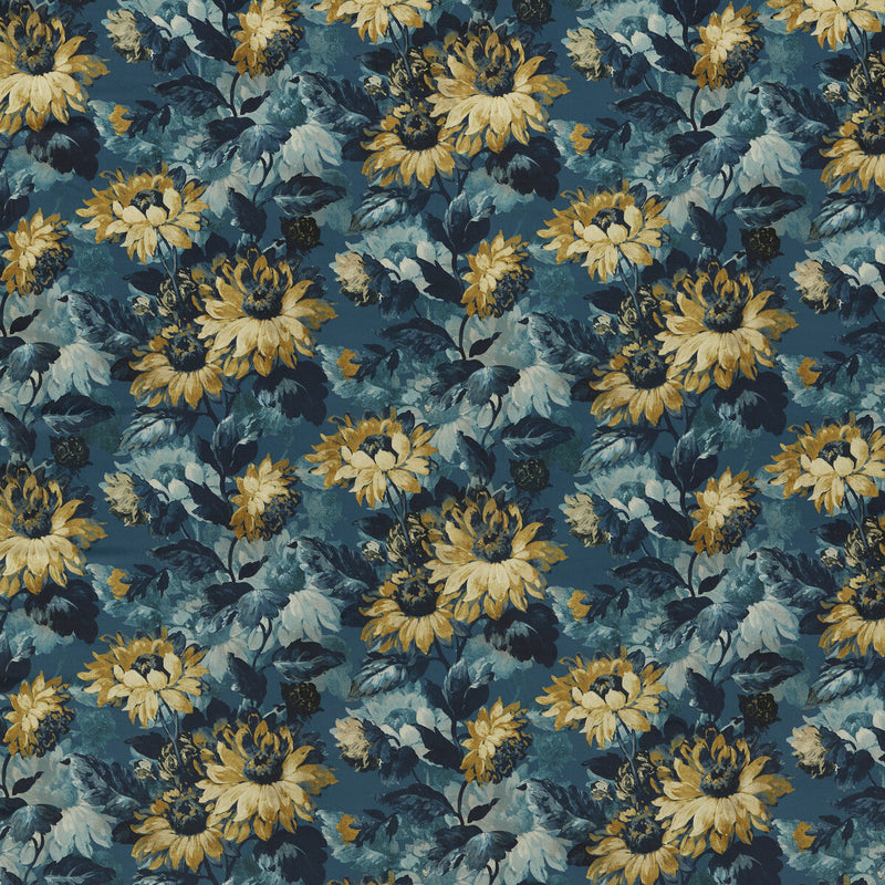 CLARKE AND CLARKE - SUNFOREST- DENIM VELVET - Fabric by the Yard DENIM VELVET