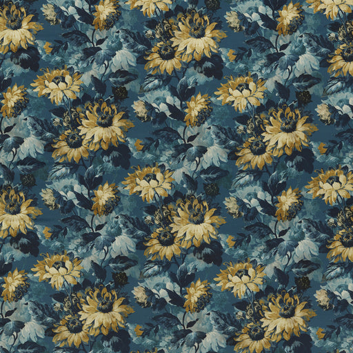 CLARKE AND CLARKE - SUNFOREST- DENIM VELVET - Fabric by the Yard DENIM VELVET