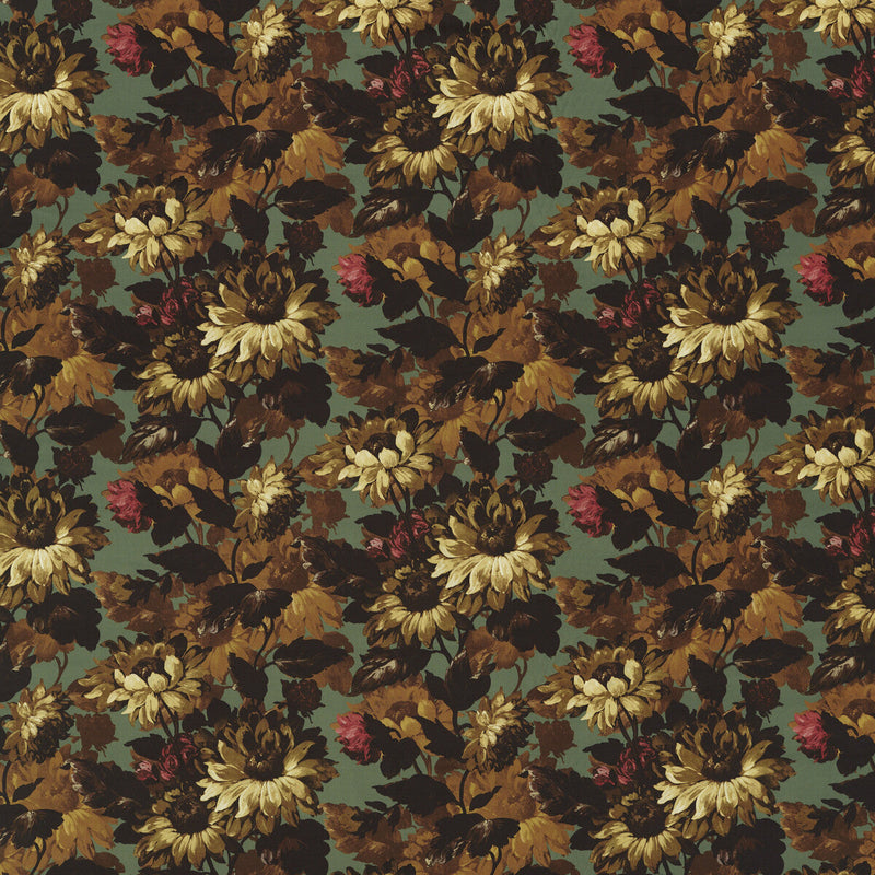 CLARKE AND CLARKE - SUNFOREST- RUSSET VELVET - Fabric by the Yard RUSSET VELVET