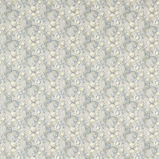 CLARKE AND CLARKE - GOLDEN LILY- SLATE/DOVE - Fabric by the Yard SLATE/DOVE