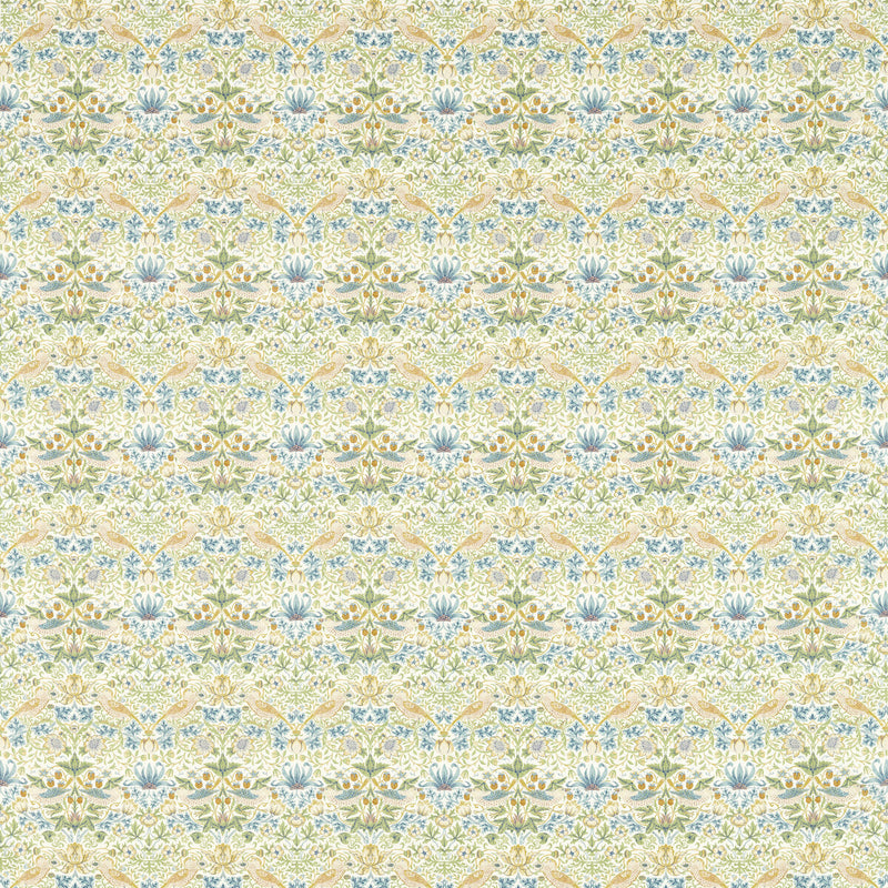 CLARKE AND CLARKE - STRAWBERRY THIEF- APPLE - Fabric by the Yard APPLE