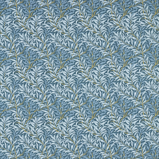 CLARKE AND CLARKE - WILLOW BOUGHS- DENIM - Fabric by the Yard DENIM