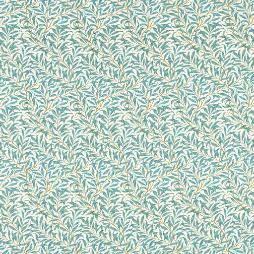 CLARKE AND CLARKE - WILLOW BOUGHS- TEAL - Fabric by the Yard TEAL