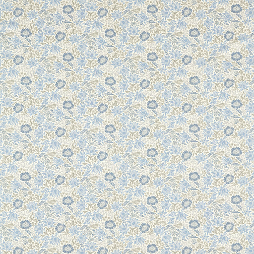 CLARKE AND CLARKE - MALLOW- DENIM/IVORY - Fabric by the Yard DENIM/IVORY