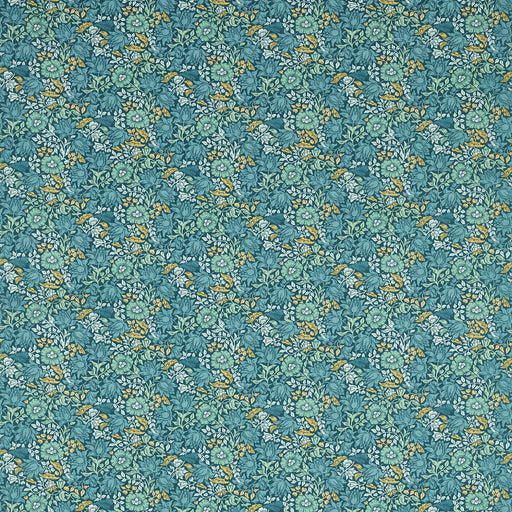 CLARKE AND CLARKE - MALLOW- TEAL - Fabric by the Yard TEAL
