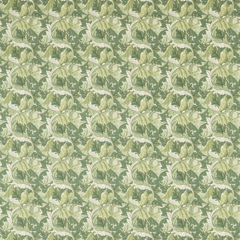 CLARKE AND CLARKE - ACANTHUS- APPLE/SAGE - Fabric by the Yard APPLE/SAGE