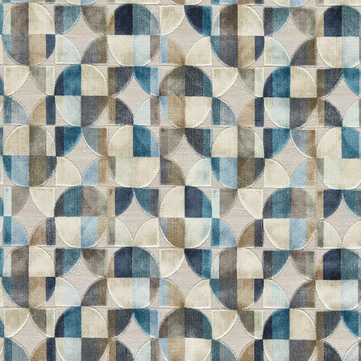 CLARKE AND CLARKE - DELAUNAY- DENIM - Fabric by the Yard DENIM