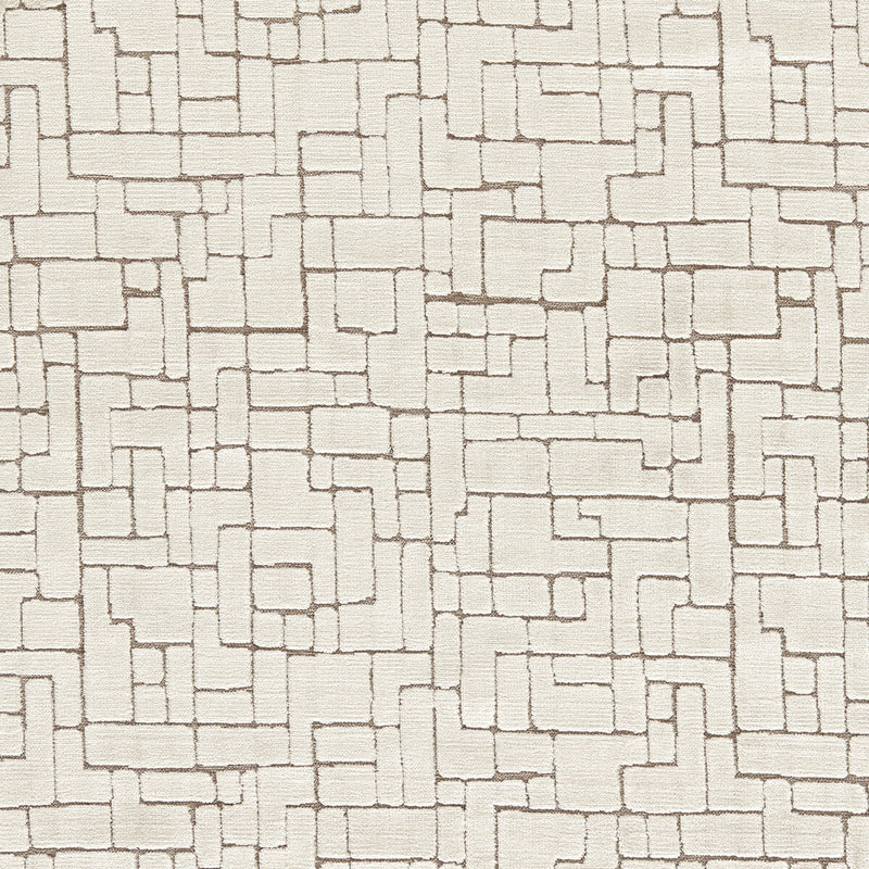 CLARKE AND CLARKE - KUPKA- IVORY - Fabric by the Yard IVORY