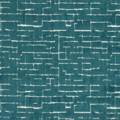 CLARKE AND CLARKE - KUPKA- PEACOCK - Fabric by the Yard PEACOCK