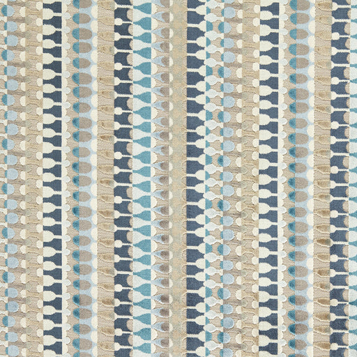 CLARKE AND CLARKE - ORPHEUS- DENIM - Fabric by the Yard DENIM