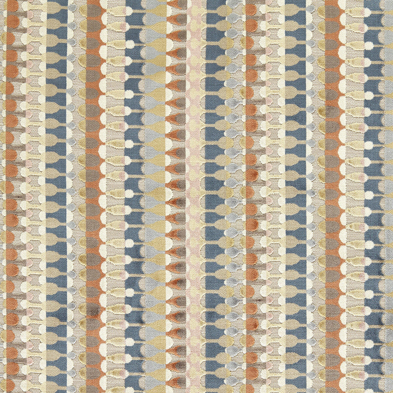 CLARKE AND CLARKE - ORPHEUS- MULTI - Fabric by the Yard MULTI