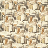 CLARKE AND CLARKE - FIGURA- LINEN/CHARCOAL - Fabric by the Yard