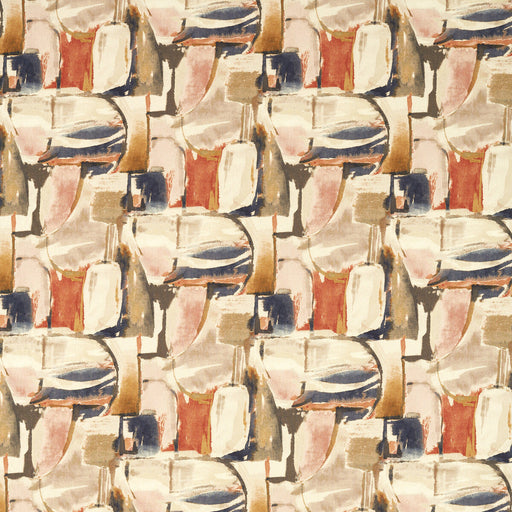 CLARKE AND CLARKE - FIGURA- MIDNIGHT/SPICE - Fabric by the Yard MIDNIGHT/SPICE