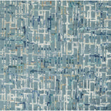 CLARKE AND CLARKE - QUADRATA- TEAL/MINERAL - Fabric by the Yard