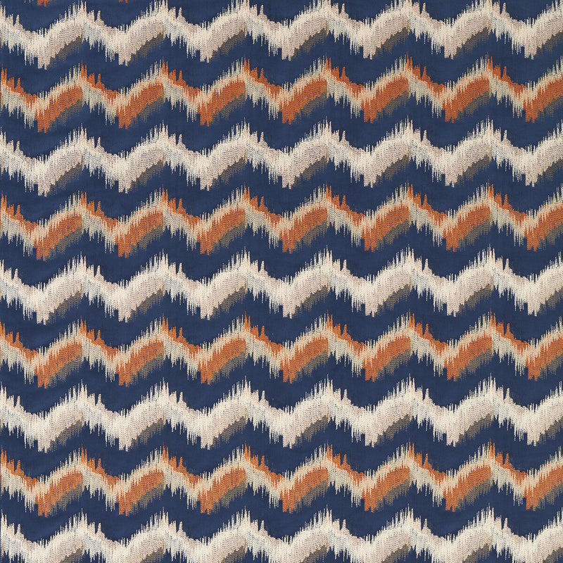 CLARKE AND CLARKE - SAGOMA- MIDNIGHT/SPICE - Fabric by the Yard MIDNIGHT/SPICE