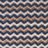 CLARKE AND CLARKE - SAGOMA- MIDNIGHT/SPICE - Fabric by the Yard