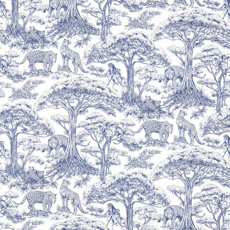 CLARKE AND CLARKE - KISUMU- MIDNIGHT - Fabric by the Yard MIDNIGHT