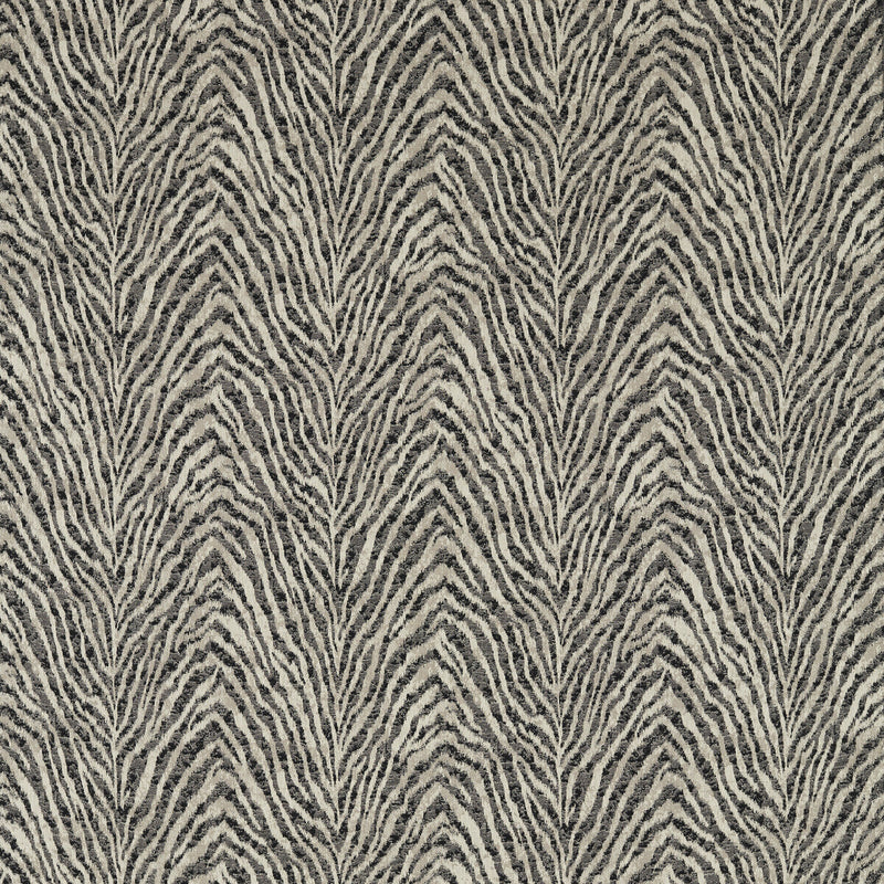 CLARKE AND CLARKE - MANDA- NOIR/LINEN - Fabric by the Yard NOIR/LINEN