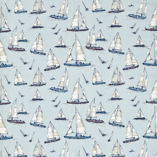 CLARKE AND CLARKE - F1728/01 - SAILING YACHT - Fabric By the Yard