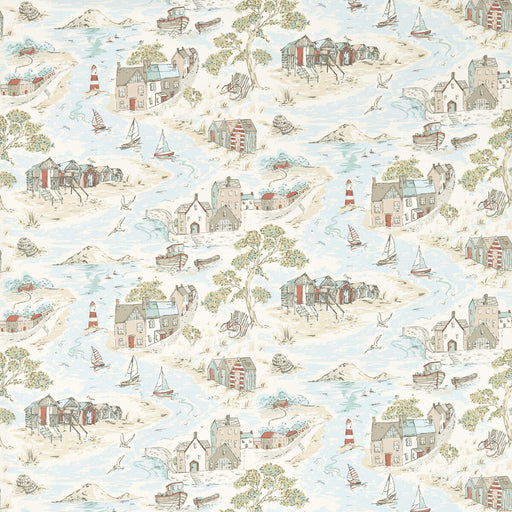 CLARKE AND CLARKE - WATERFRONT- MINERAL - Fabric by the Yard MINERAL
