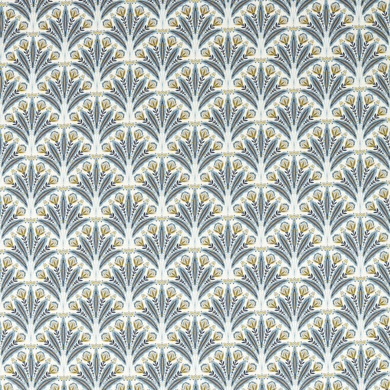 CLARKE AND CLARKE - ATTINGHAM- DENIM - Fabric by the Yard DENIM