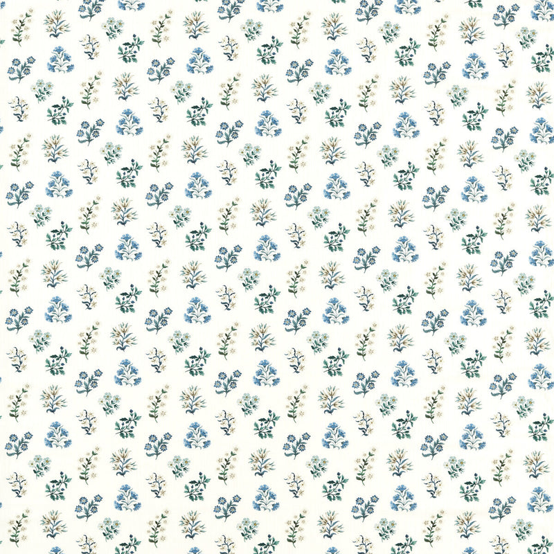 CLARKE AND CLARKE - LEIDEN- DENIM - Fabric by the Yard DENIM