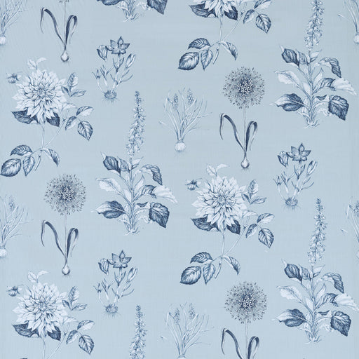 CLARKE AND CLARKE - ROSERAIE - DENIM - Fabric By The YARD