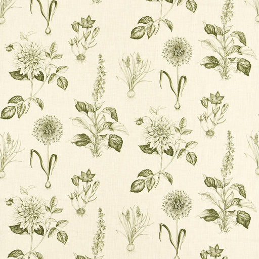 CLARKE AND CLARKE - ROSERAIE - SAGE - Fabric By The YARD