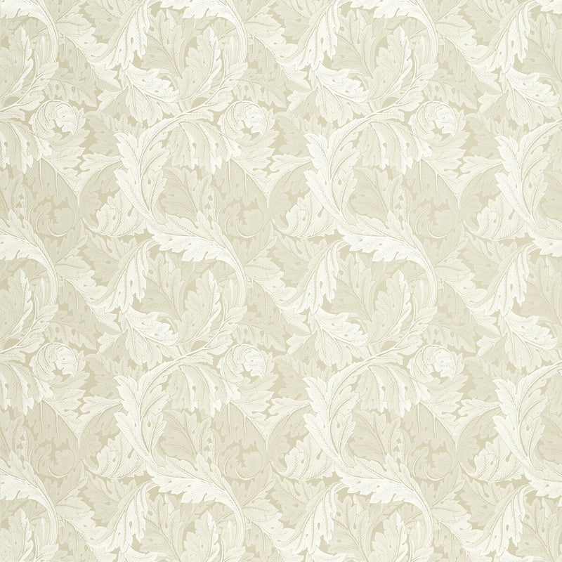 CLARKE AND CLARKE - ACANTHUS JACQUARD- LINEN - Fabric by the Yard LINEN