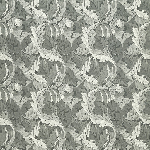 CLARKE AND CLARKE - ACANTHUS JACQUARD- SLATE - Fabric by the Yard SLATE