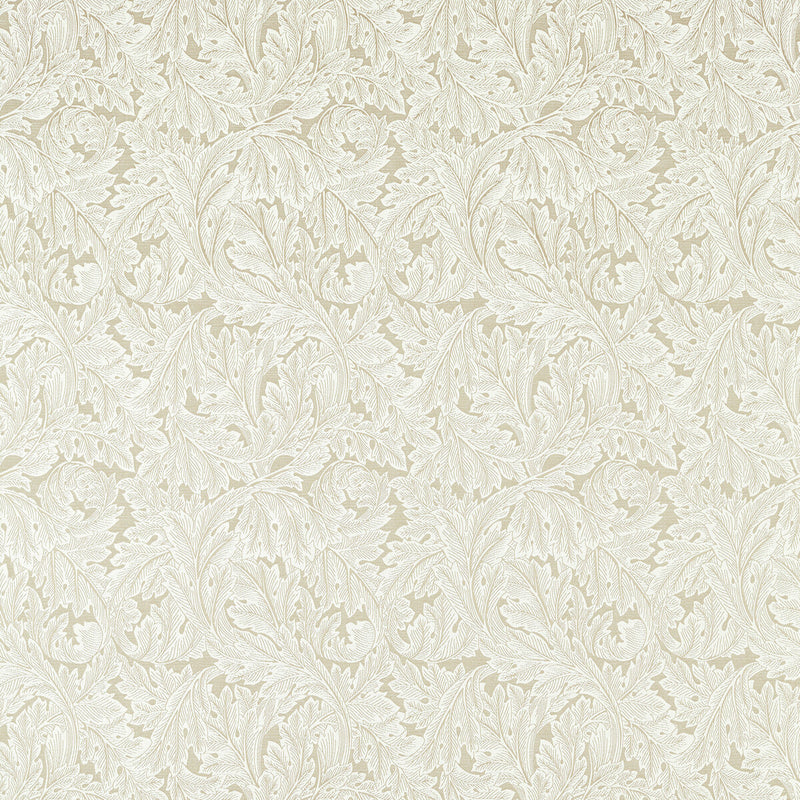 CLARKE AND CLARKE - ACANTHUS WEAVE- IVORY - Fabric by the Yard IVORY