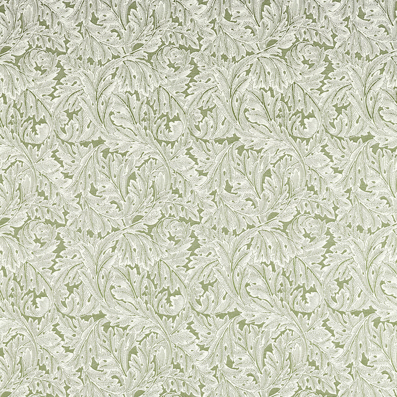 CLARKE AND CLARKE - ACANTHUS WEAVE- SAGE - Fabric by the Yard SAGE