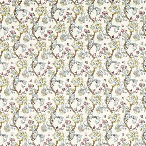 CLARKE AND CLARKE - F1742/04 - GOLDEN LILY EMBROIDERY - Fabric By the Yard