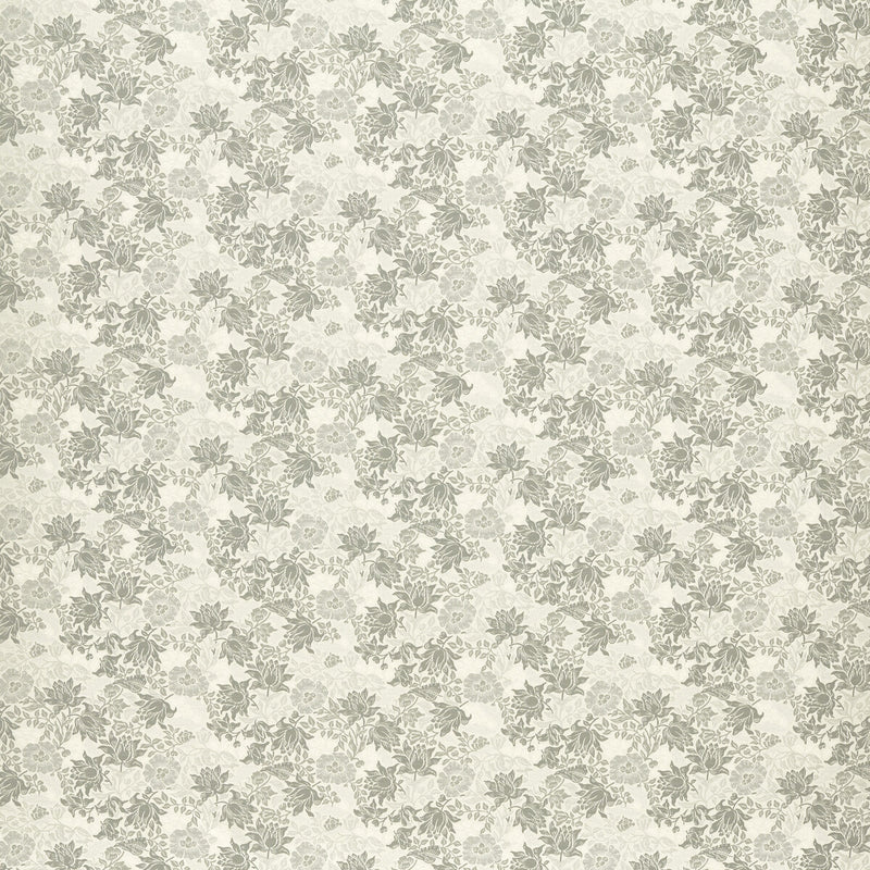 CLARKE AND CLARKE - MALLOW JACQUARD- DOVE/SLATE - Fabric by the Yard DOVE/SLATE