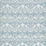 CLARKE AND CLARKE - STRAWBERRY THIEF JACQUARD- DENIM - Fabric by the Yard
