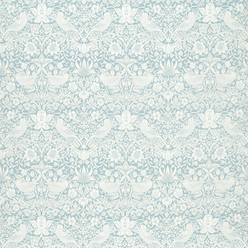 CLARKE AND CLARKE - STRAWBERRY THIEF JACQUARD- MINERAL - Fabric by the Yard MINERAL