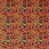 CLARKE AND CLARKE - BOSQUE DREAMS VELVET- CORAL - Fabric by the Yard