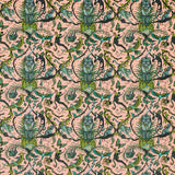 CLARKE AND CLARKE - BOSQUE DREAMS VELVET- PINK - Fabric by the Yard