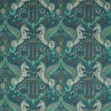 CLARKE AND CLARKE - ODYSSEY MYTHOS JACQUARD- OLIVE - Fabric by the Yard