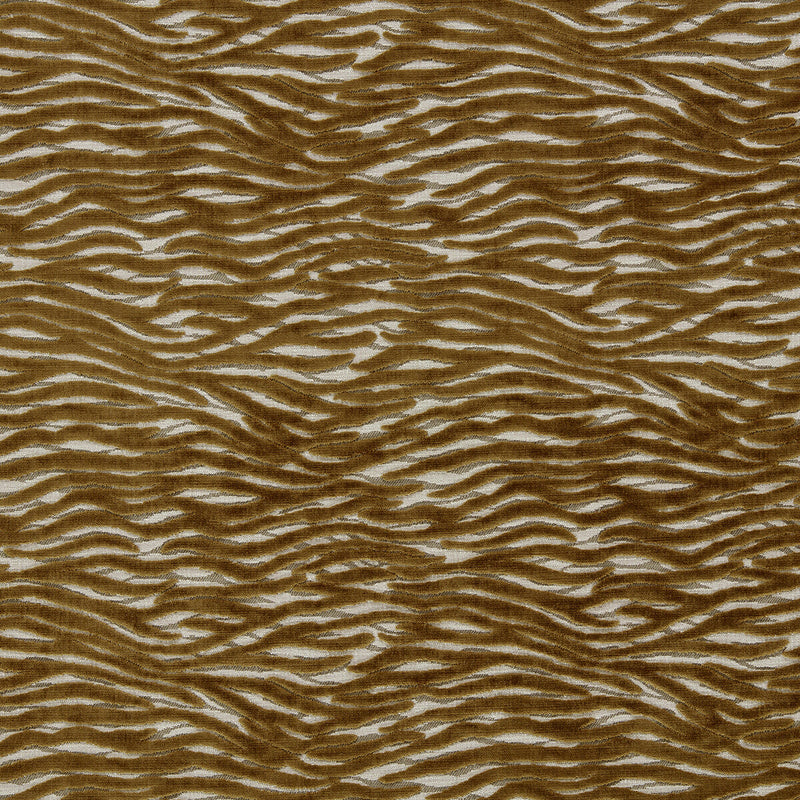 CLARKE AND CLARKE - WILDSTRIPE- BRONZE - Fabric by the Yard BRONZE