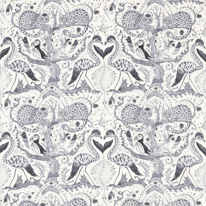 CLARKE AND CLARKE - WONDER WORLD- MONO - Fabric by the Yard MONO