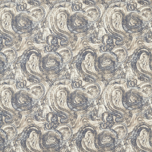 CLARKE AND CLARKE - HATOUM JACQUARD - INK - Fabric By The YARD