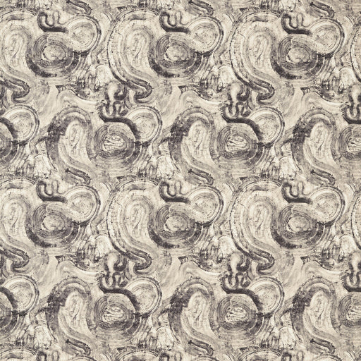 CLARKE AND CLARKE - HATOUM JACQUARD - NOIR - Fabric By The YARD