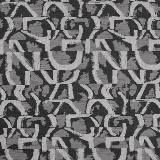CLARKE AND CLARKE - PIERO JACQUARD - NOIR - Fabric By The YARD