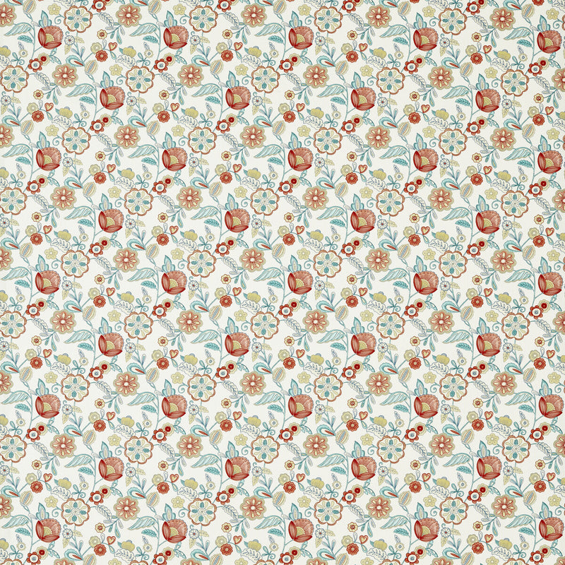 CLARKE AND CLARKE - CAMELLIA - SPICE - Fabric By The YARD