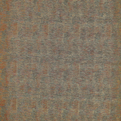 CLARKE AND CLARKE - ZOCALO - CINNAMON/TEAL - Fabric By The YARD