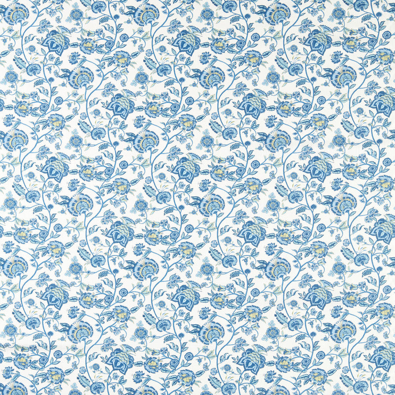 CLARKE AND CLARKE - BARMERI - COBALT - Fabric By The YARD