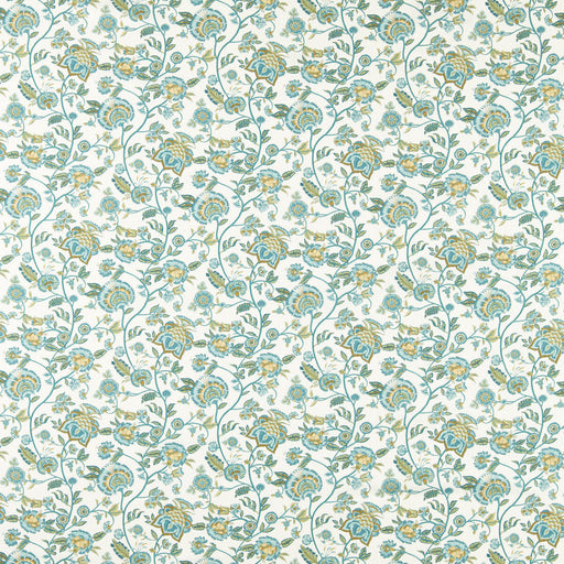 CLARKE AND CLARKE - BARMERI - TEAL - Fabric By The YARD