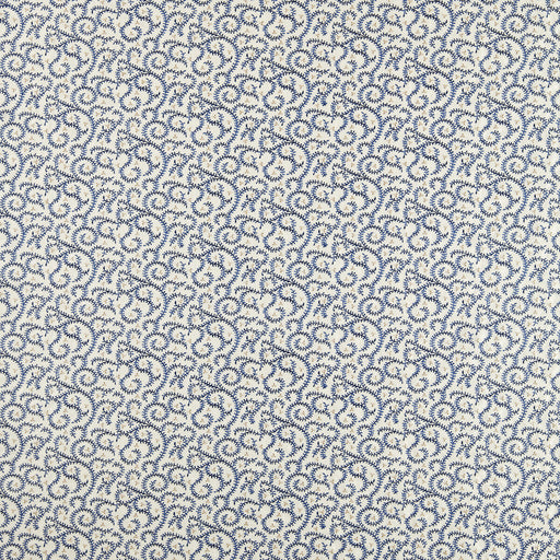 CLARKE AND CLARKE - BUTA EMBROIDERY - INK - Fabric By The YARD