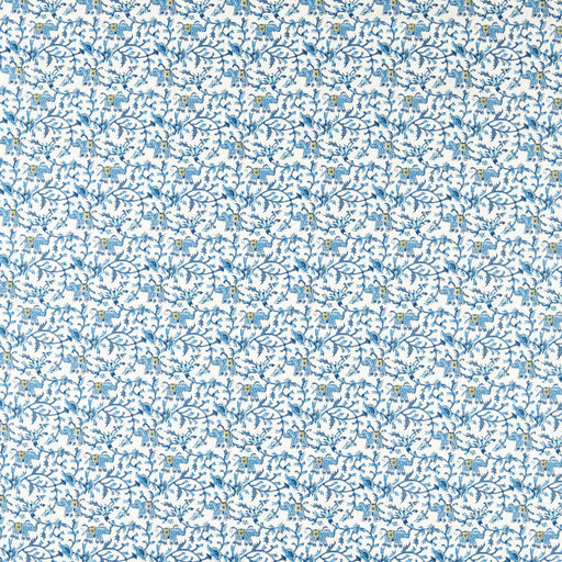 CLARKE AND CLARKE - HATHI - COBALT - Fabric By The YARD